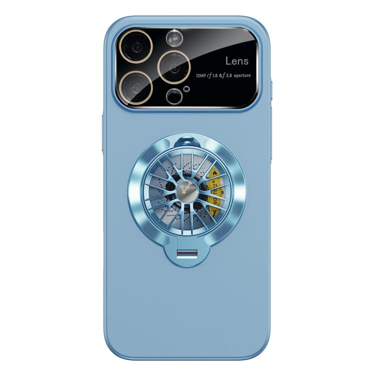 For iPhone 14 Pro Max Glaze PC Camera Window Gyro Kickstand Magnetic Phone Case