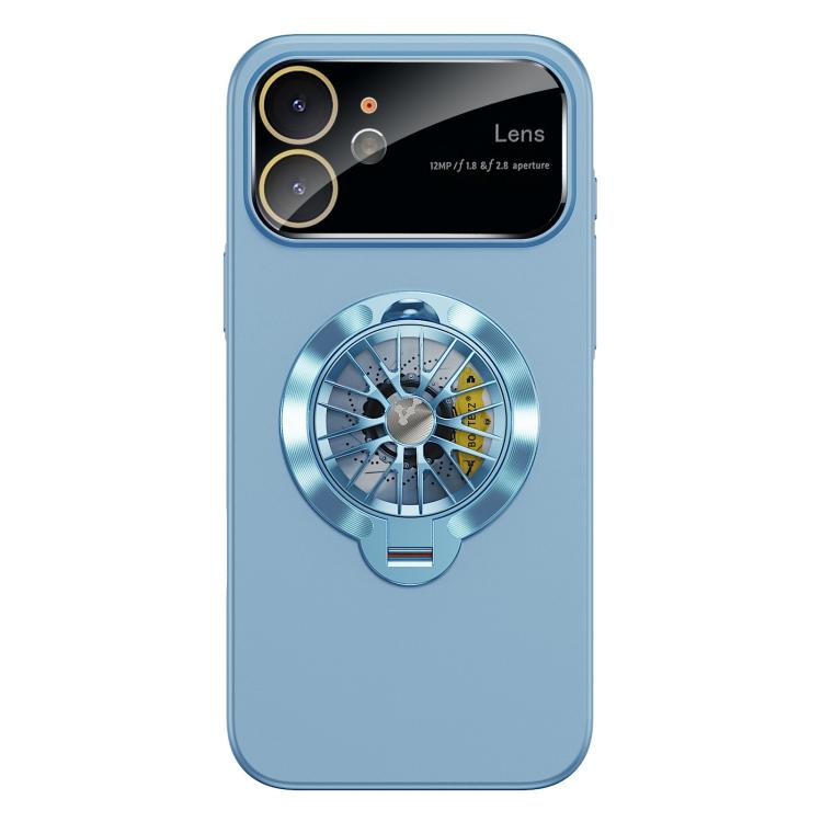 For iPhone 11 Glaze PC Camera Window Gyro Kickstand Magnetic Phone Case
