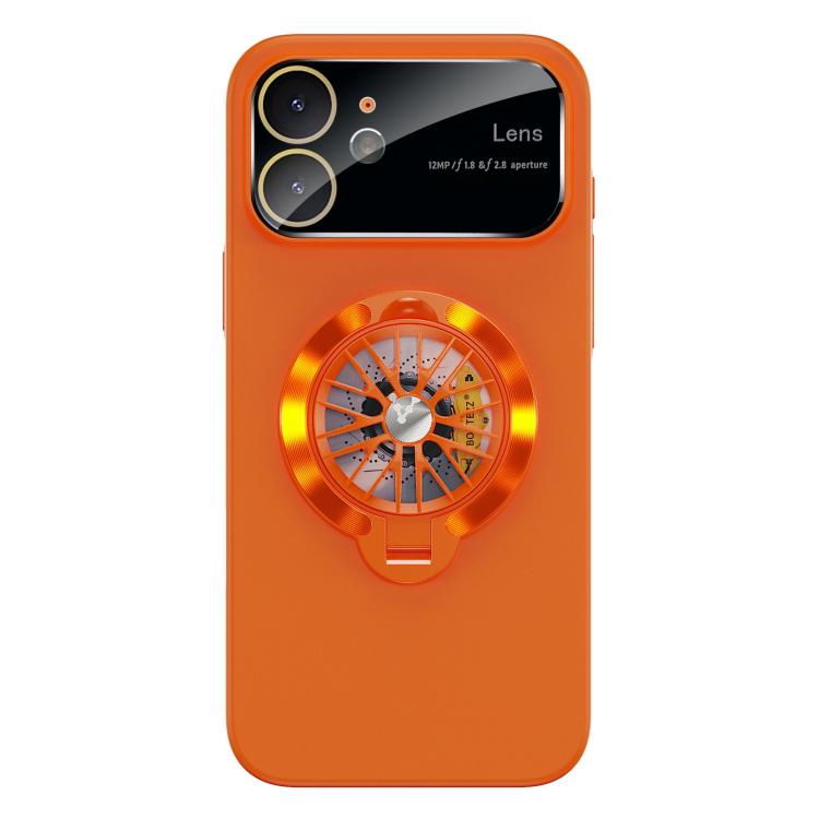 For iPhone 11 Glaze PC Camera Window Gyro Kickstand Magnetic Phone Case