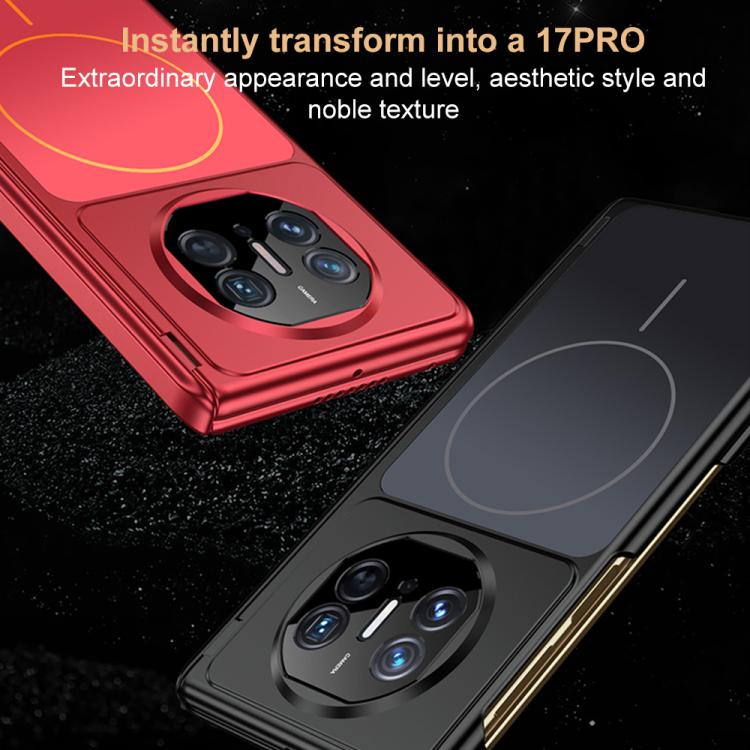 For Huawei Mate X3 / X5 AG Skin Feel Change to 17 Pro Series Dual Center Magnetic Phone Case