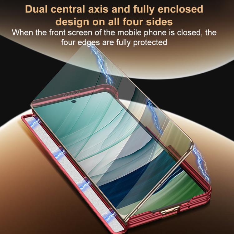 For Huawei Mate X3 / X5 AG Skin Feel Change to 17 Pro Series Dual Center Magnetic Phone Case