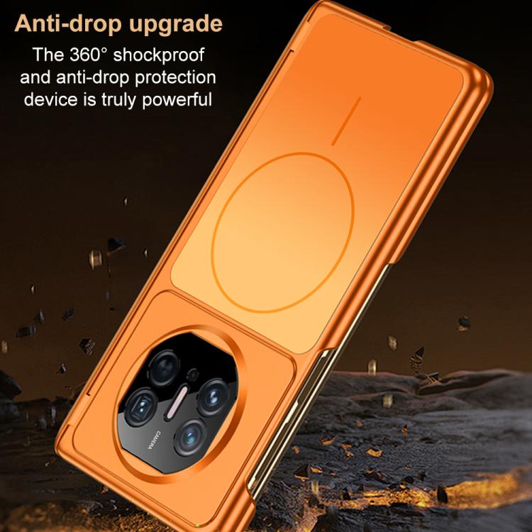 For Huawei Mate X3 / X5 AG Skin Feel Change to 17 Pro Series Dual Center Magnetic Phone Case