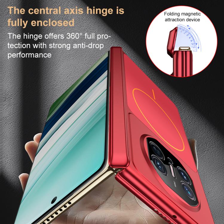 For Huawei Mate X3 / X5 AG Skin Feel Change to 17 Pro Series Dual Center Magnetic Phone Case