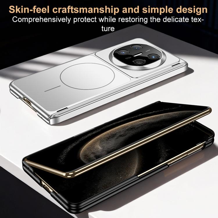 For Huawei Mate X6 AG Skin Feel Change to 17 Pro Series Dual Center Magnetic Phone Case