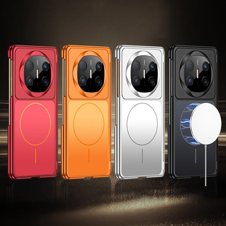 For Huawei Mate X6 AG Skin Feel Change to 17 Pro Series Dual Center Magnetic Phone Case