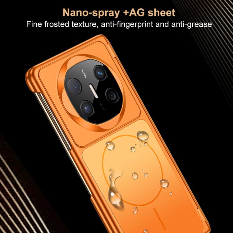 For Huawei Mate X6 AG Skin Feel Change to 17 Pro Series Dual Center Magnetic Phone Case