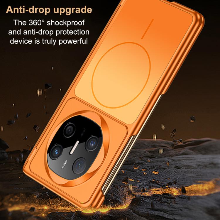 For Huawei Mate X6 AG Skin Feel Change to 17 Pro Series Dual Center Magnetic Phone Case