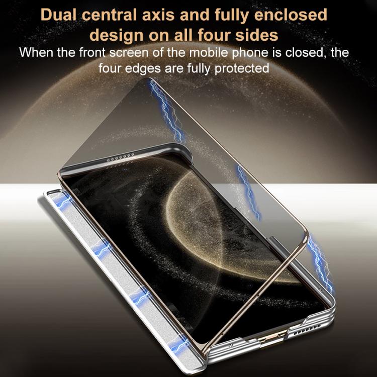 For Huawei Mate X6 AG Skin Feel Change to 17 Pro Series Dual Center Magnetic Phone Case
