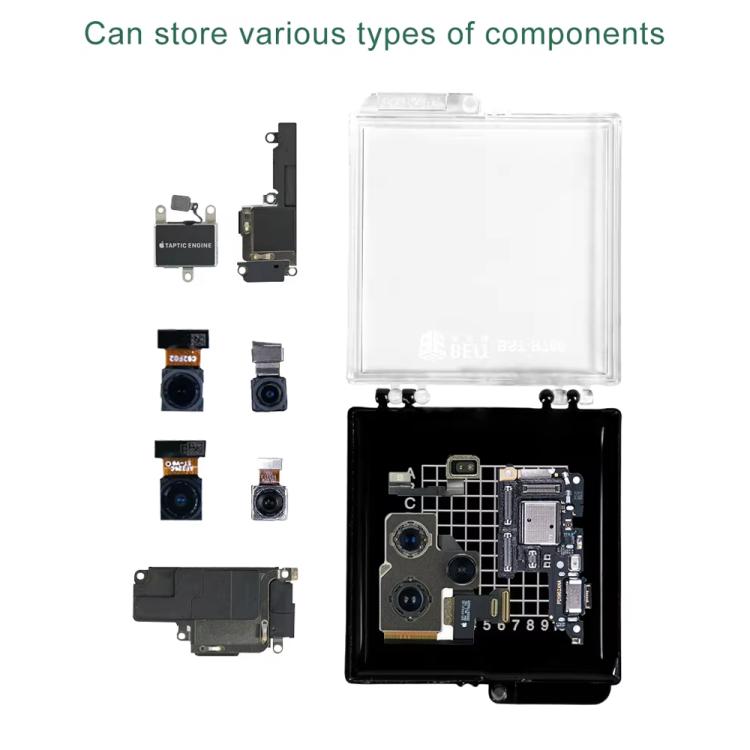 BEST BST-R760 Mini Anti-static Transparent Self-adsorbing Chip Plastic Box