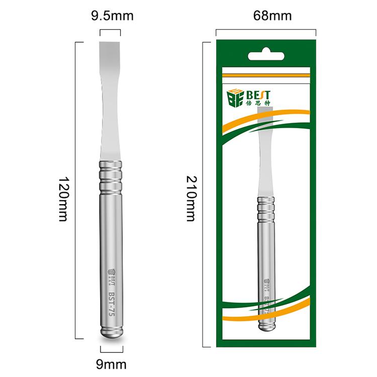 BEST BST-75 Stainless Steel Scraping Tin Knife