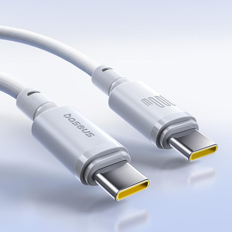 Baseus New Braided Fast Charging Cable Type-C to Type-C 100W Cable, Length:2m