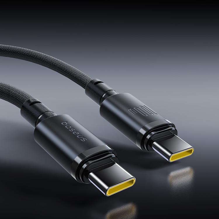 Baseus New Braided Fast Charging Cable Type-C to Type-C 100W Cable, Length:2m