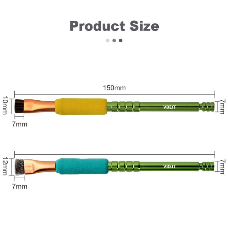 BEST VBST-81 Motherboard IC Glue Removal Chip Dust Aluminum Alloy Clean Brush Set