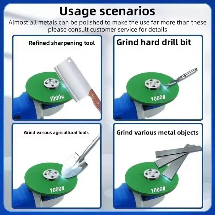 3pcs 400+800+2000 Mesh Angle Grinder Grinding Wheel Cutting Grinding Disc Electric Drill Polishing Tool