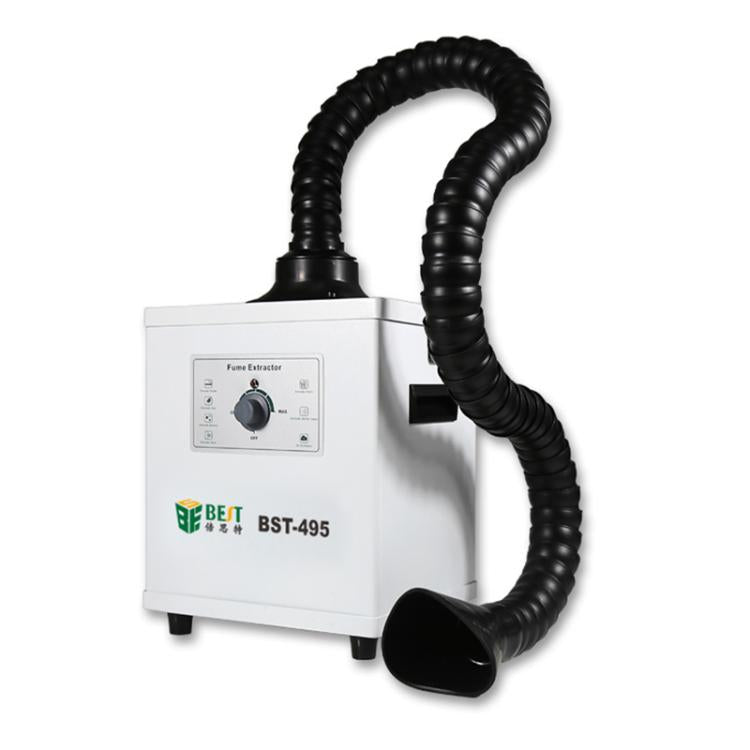 BEST BST-495 Powerful Suction Air Static Multiple Filters Soldering Tin Smoke Purifier, Plug:EU Plug