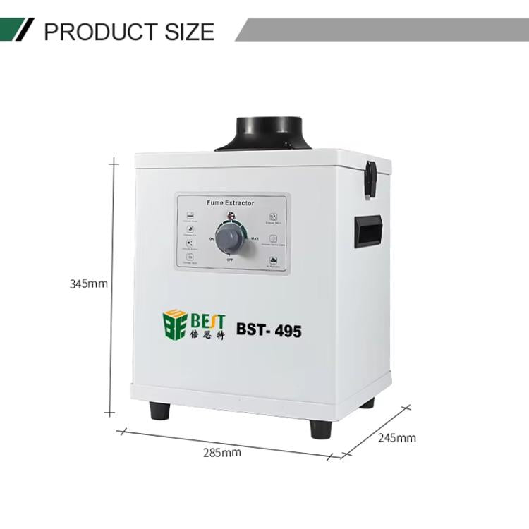 BEST BST-495 Powerful Suction Air Static Multiple Filters Soldering Tin Smoke Purifier, Plug:US Plug