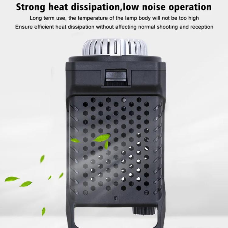 150W 2700-6500K Dual Color Temperature LED Live Streaming Video Fill Light with Remote Control