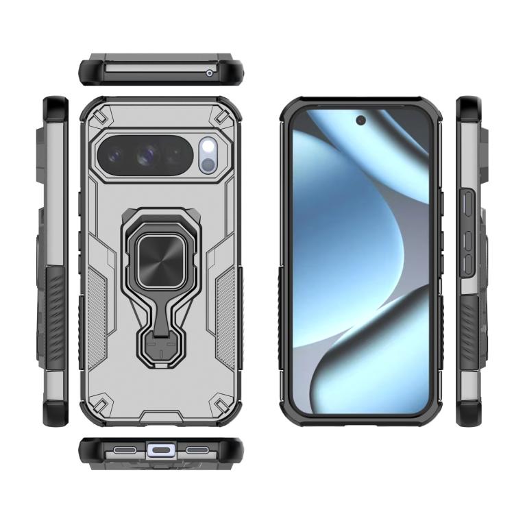For Google Pixel 10 Pro Metal Kickstand TPU Hybrid PC Phone Case