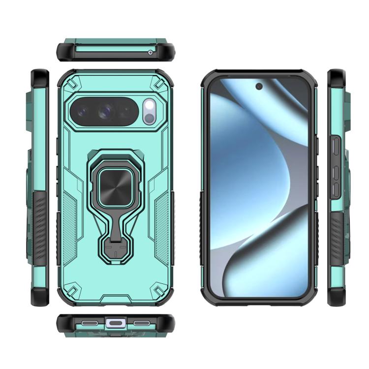For Google Pixel 10 Pro Metal Kickstand TPU Hybrid PC Phone Case