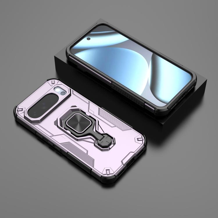 For Google Pixel 10 Pro Metal Kickstand TPU Hybrid PC Phone Case