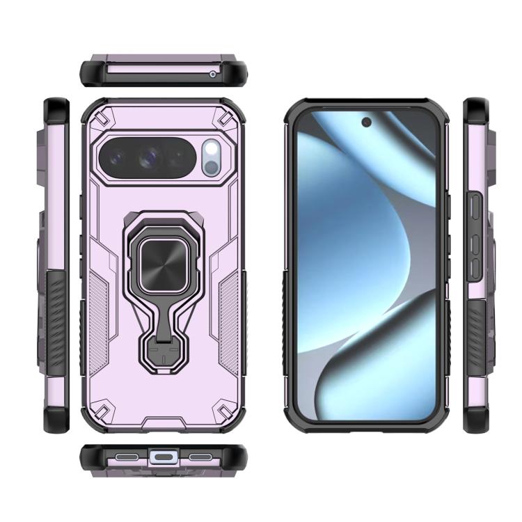 For Google Pixel 10 Pro Metal Kickstand TPU Hybrid PC Phone Case