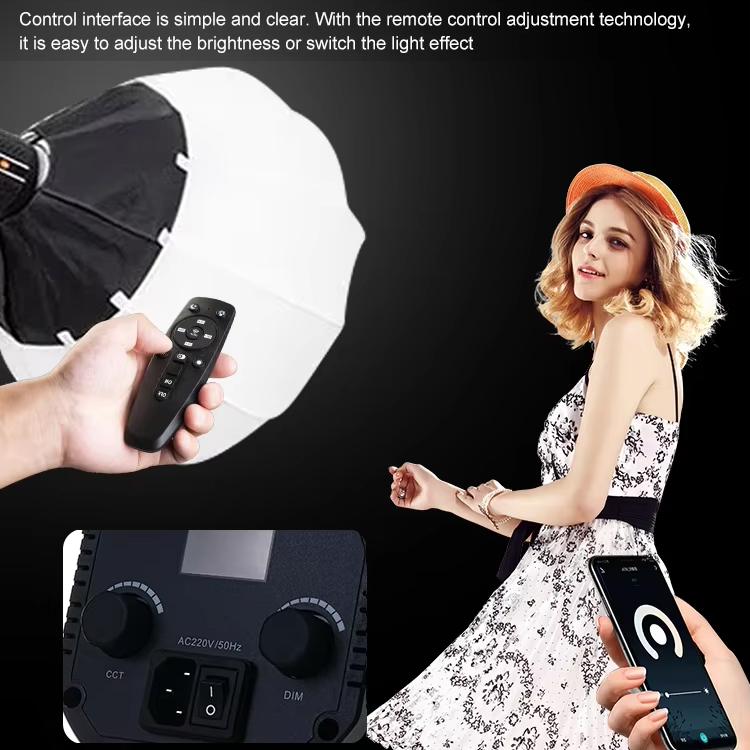 BOKELAI BK-300Bi 300W 2700K-6500K Dual Color Temperature LED Video Fill Light with Remote Control, US Plug