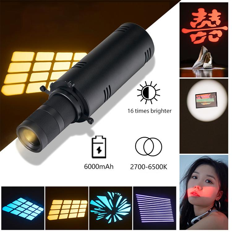 S20 20W 2700K-6500K Dual Color Temperature LED Photo Video Portrait Fill Light - Black
