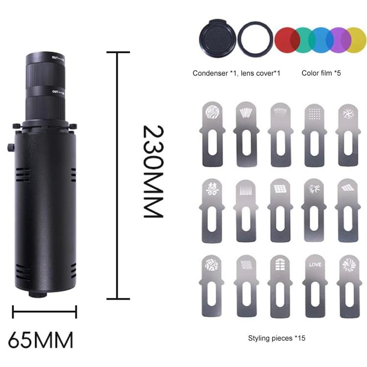 S20 20W 2700K-6500K Dual Color Temperature LED Photo Video Portrait Fill Light - Black