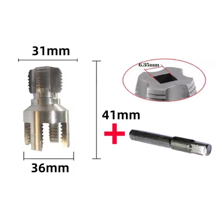Plumbing Internal External Integrated Thread Cutting Tool, Type:1 inch M32 Grey