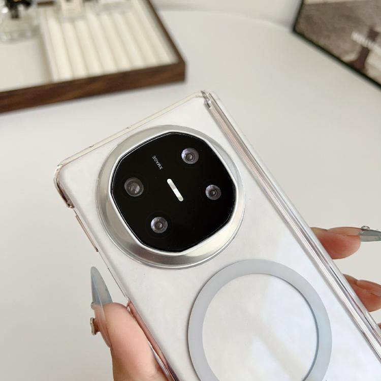 For Huawei Mate X6 Ice Fog Magnetic PC Transparent Shockproof Phone Case