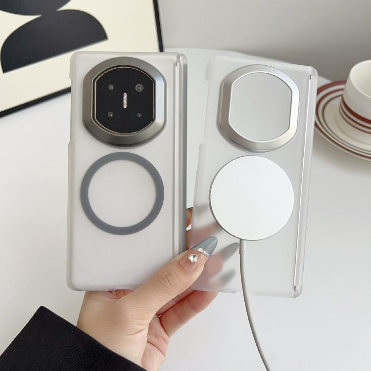 For Huawei Mate X7 Ice Fog Magnetic PC Transparent Shockproof Phone Case
