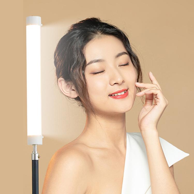 G10 Handheld RGB Chin and Neck Wrinkle Light Fill Light LED Video Light, with Mini Tripod - Black