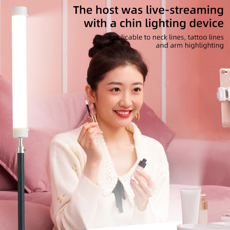 G10 Handheld RGB Chin and Neck Wrinkle Light Fill Light LED Video Light, Standard Version - Black