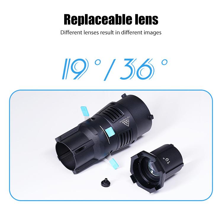YG-90 360 Degree Rotating Bowens Mount Conical Snoot, Style:36 Degree Lens