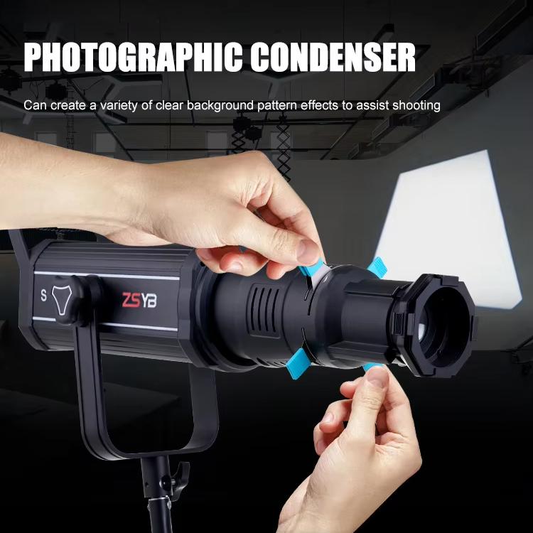 YG-90 360 Degree Rotating Bowens Mount Conical Snoot, Style:19 Degree Lens