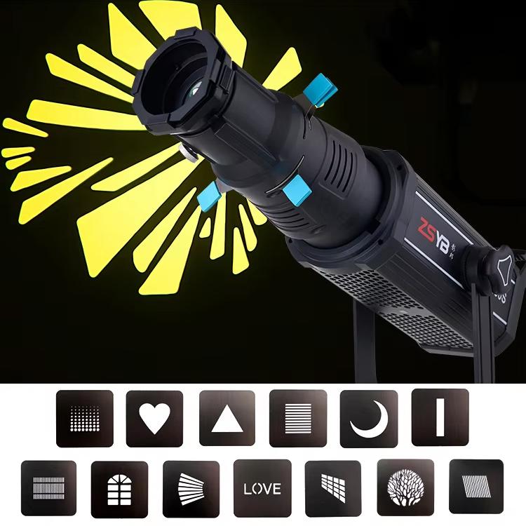 YG-90 360 Degree Rotating Bowens Mount Conical Snoot, Style:19 Degree Lens