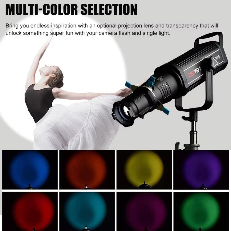 YG-90 360 Degree Rotating Bowens Mount Conical Snoot, Style:19 Degree Lens