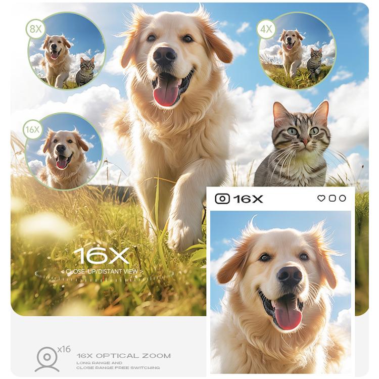 X5 48MP Digital Camera with 2.4 inch HD Screen and Autofocus - White