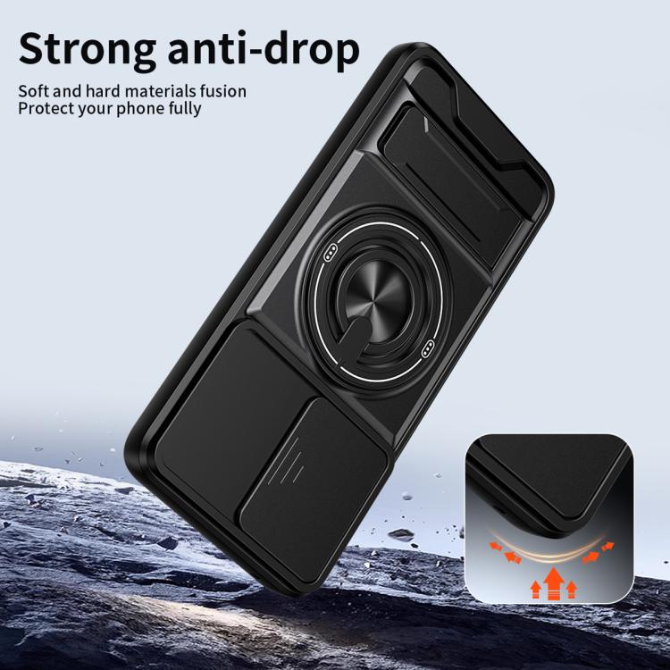 For OnePlus Nord 5 5G / Ace 5 Ultra Lens Sliding Window Multifunctional Magnetic Shockproof Phone Case