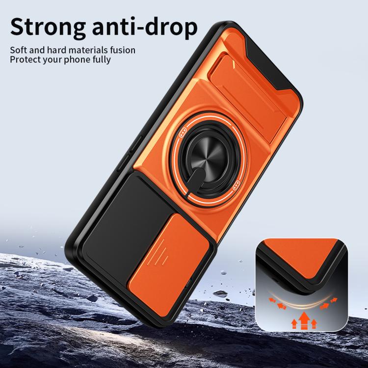 For OnePlus Nord N30 5G Lens Sliding Window Multifunctional Magnetic Shockproof Phone Case