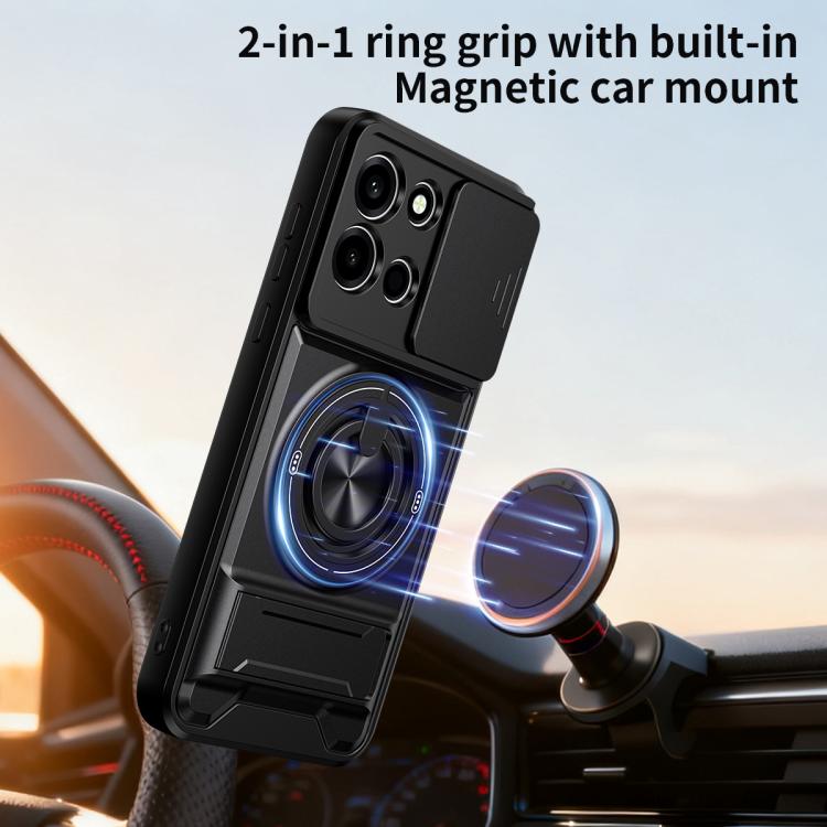 For OnePlus Nord 6 5G Lens Sliding Window Multifunctional Magnetic Shockproof Phone Case