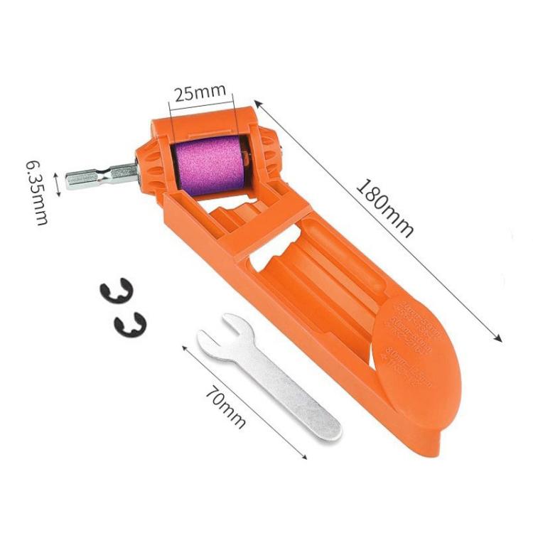 Portable Drill Bit Grinding Wheel Sharpener Quick Sharpening Grinder, Type:Orange Grinding Tool Set