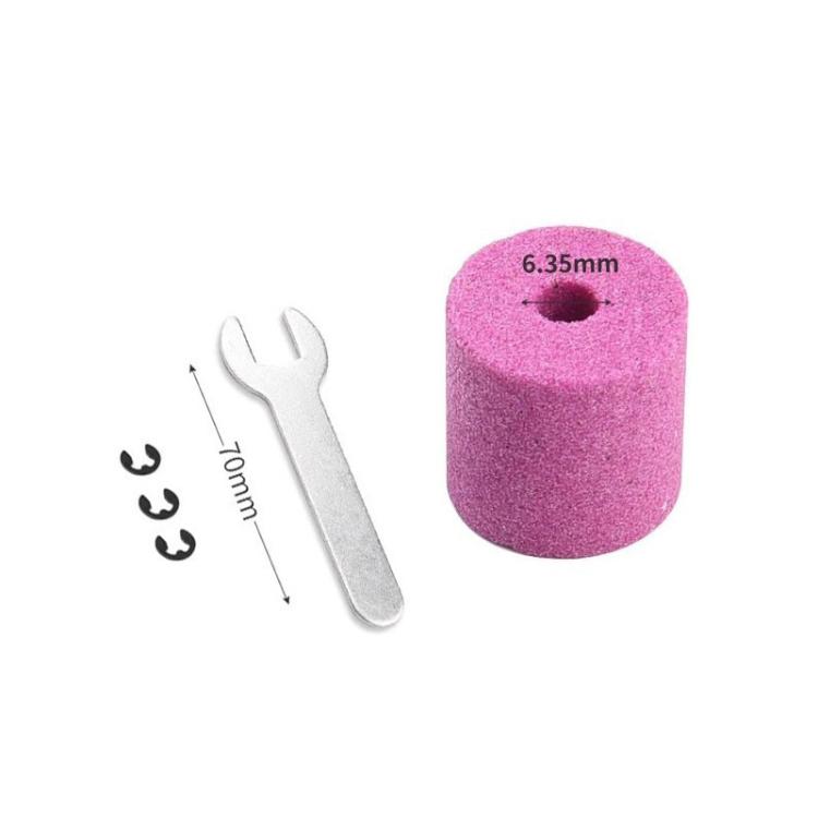 Portable Drill Bit Grinding Wheel Sharpener Quick Sharpening Grinder, Type:Grinding Wheel + Wrench + Washer