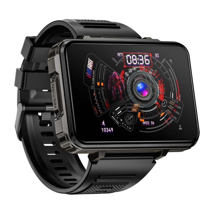 LOKMAT APPLLP 5 Max 4G Smart Watch, 4GB+64GB, 2.4 inch MT6762 + PAR2822 Octa Core, Android 10.7, Heart Rate, Video Call - Black