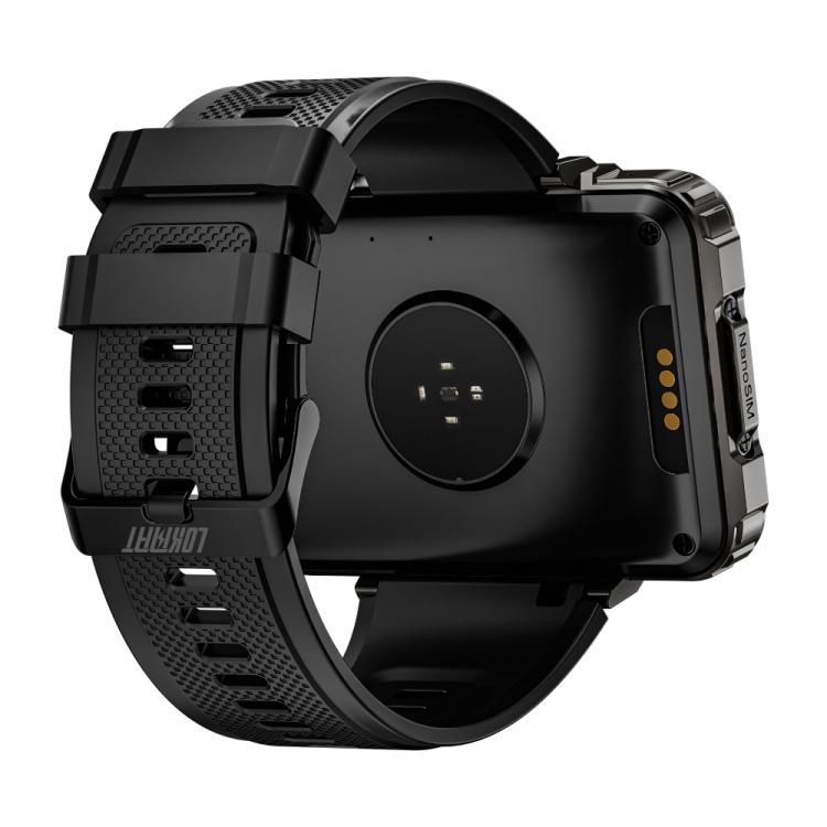 LOKMAT APPLLP 5 Max 4G Smart Watch, 4GB+64GB, 2.4 inch MT6762 + PAR2822 Octa Core, Android 10.7, Heart Rate, Video Call - Black