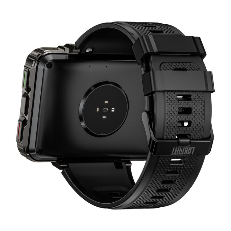 LOKMAT APPLLP 5 Max 4G Smart Watch, 6GB+128GB, 2.4 inch MT6762 + PAR2822 Octa Core, Android 10.7, Heart Rate, Video Call - Black