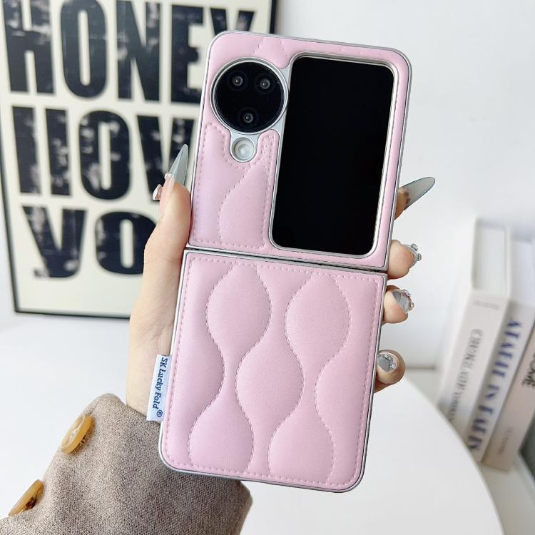 For OPPO Find N3 Flip Puffer Jacket Texture Phone Case