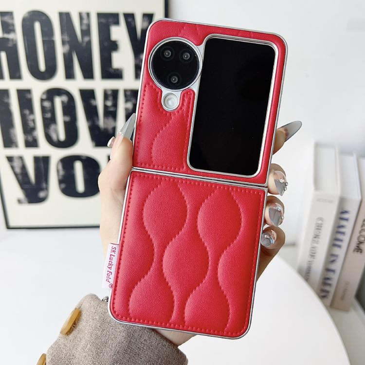 For OPPO Find N3 Flip Puffer Jacket Texture Phone Case