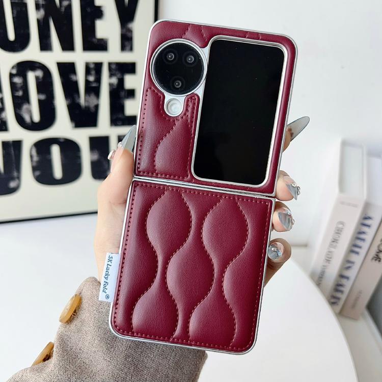 For OPPO Find N3 Flip Puffer Jacket Texture Phone Case