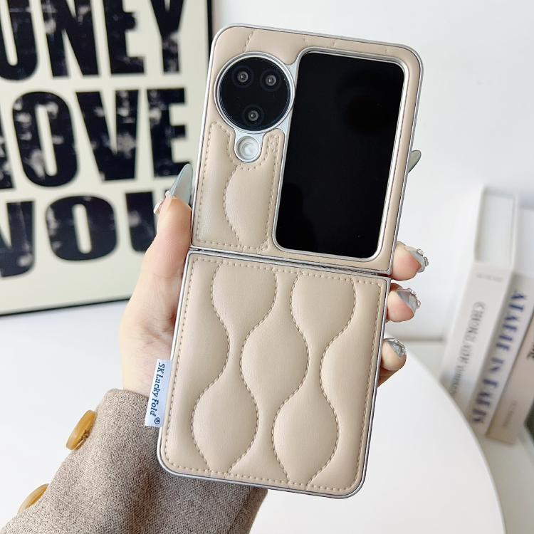 For OPPO Find N3 Flip Puffer Jacket Texture Phone Case